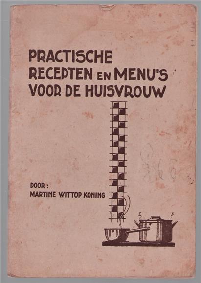 Practische recepten en menu's voor de huisvrouw -  (uitgebreide uitgave 78p)