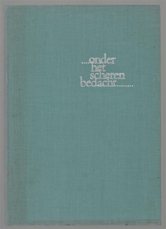 ....Onder het scheren bedacht........, opgedragen aan dr. H. Cohen bij zijn afscheid als directeur-generaal van het Rijksinstituut voor Volksgezondheid en Milieuhygi�ne op 1 juli 1986