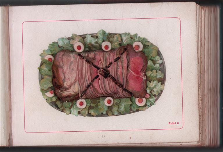 Kunstgemasse Garnierung von Schusseln