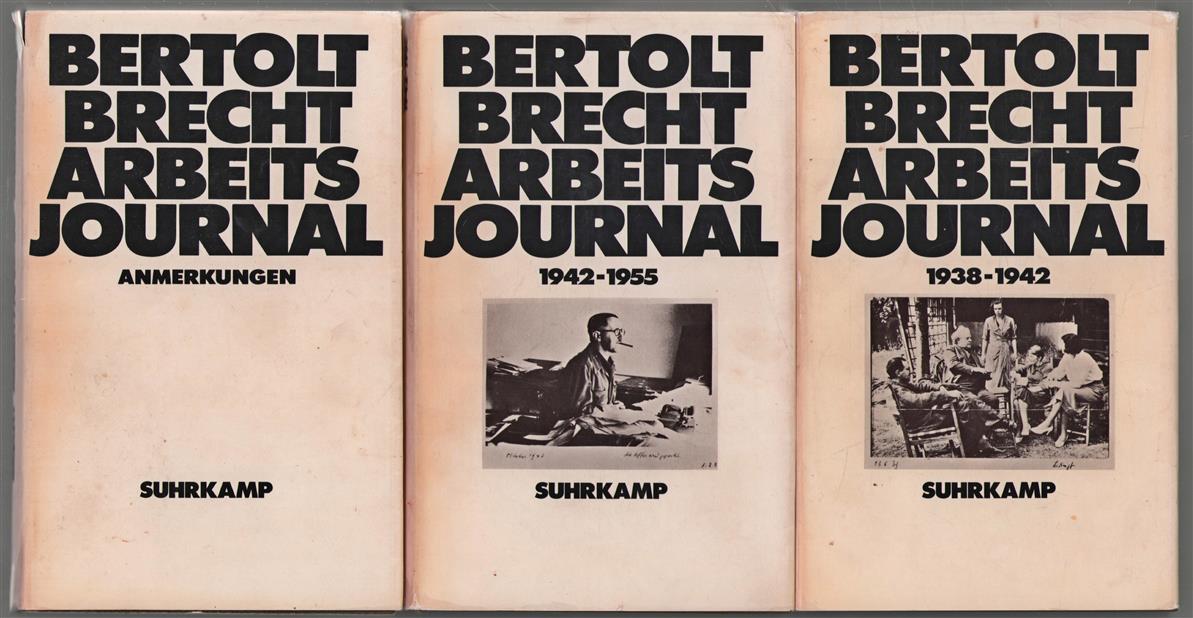 Arbeitsjournal 3 delen (1938-1942 + 1942-1955 + Anmerkungen