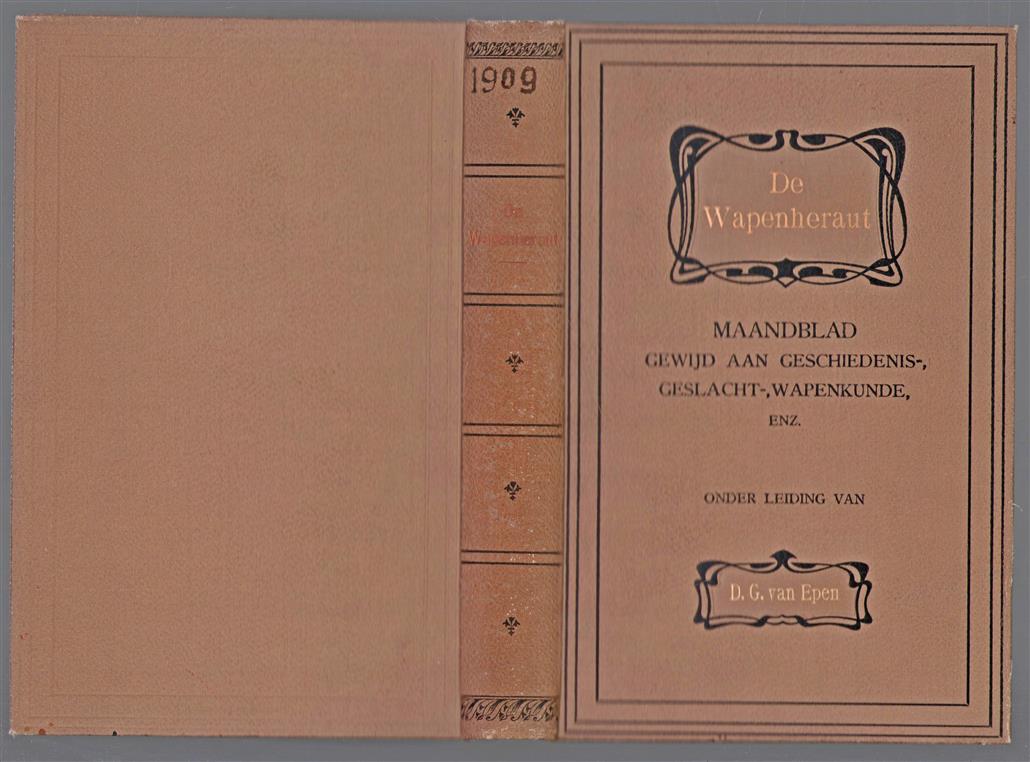 13e jaargang - De wapenheraut, maandblad gewijd aan geschiedenis, geslachts-, wapen-, oudheidkunde enz.