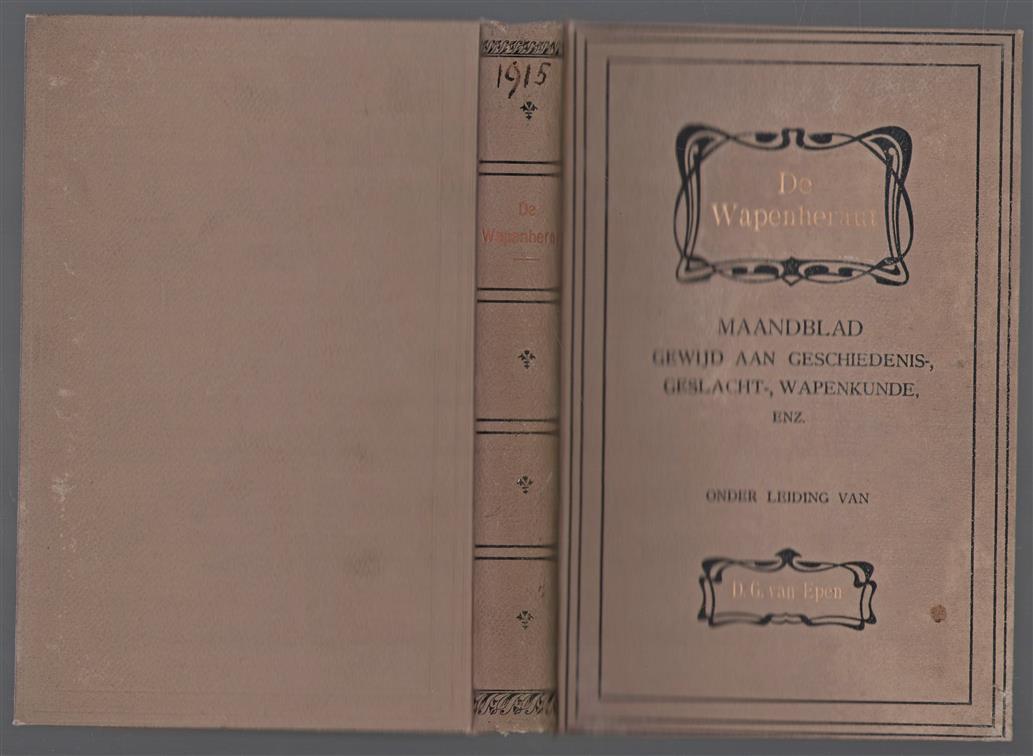 19e jaargang - De wapenheraut, maandblad gewijd aan geschiedenis, geslachts-, wapen-, oudheidkunde enz.