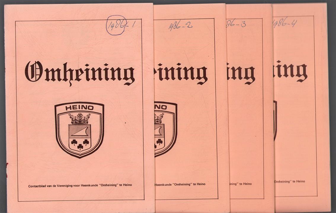 1986 - Omheining, contactblad van de Vereniging voor Heemkunde "Omheining" te Heino