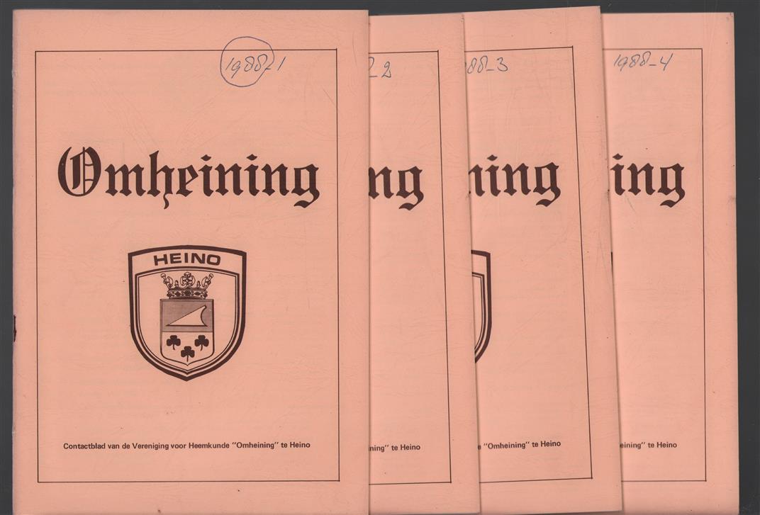 1988 - Omheining, contactblad van de Vereniging voor Heemkunde "Omheining" te Heino