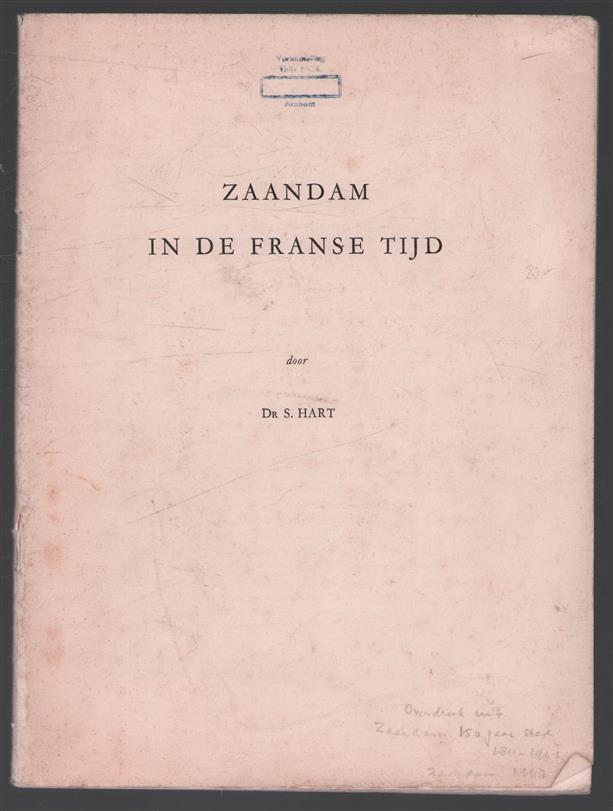 Zaandam in de Franse tijd