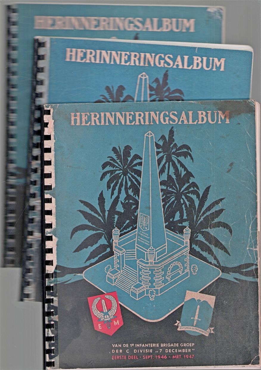 Herinneringsalbum 1e Infanterie brigadegroep C divisie "7 December"