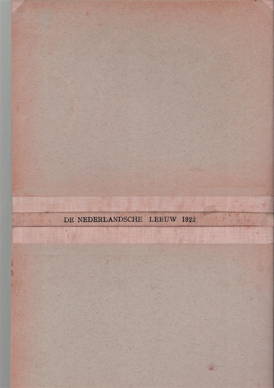 1922 - Maandblad van het Genealogisch-heraldiek Genootschap "De Nederlandsche Leeuw"