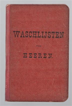 Waschlijsten voor heeren