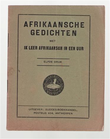 Afrikaansche gedichten met ik leer Afrikaansch in een uur.