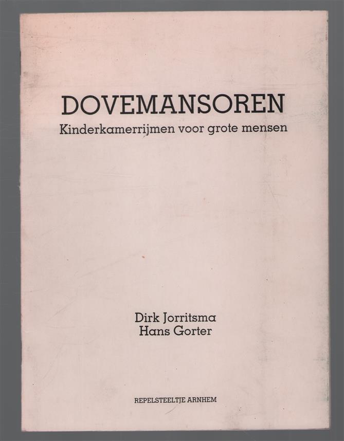 Dovemansoren : kinderkamerrijmen voor grote mensen