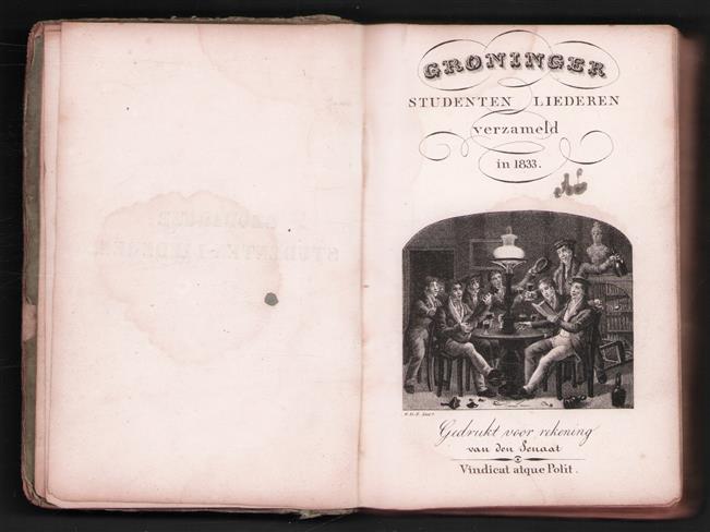 Groninger studenten liederen : verzameld in 1833 ( = Groninger student songs: collected in 1833 )