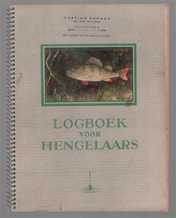 logboek voor hengelaars ( logbook for anglers )