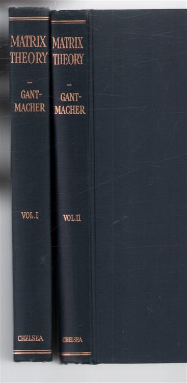 The theory of matrices (set 2 vols complete)