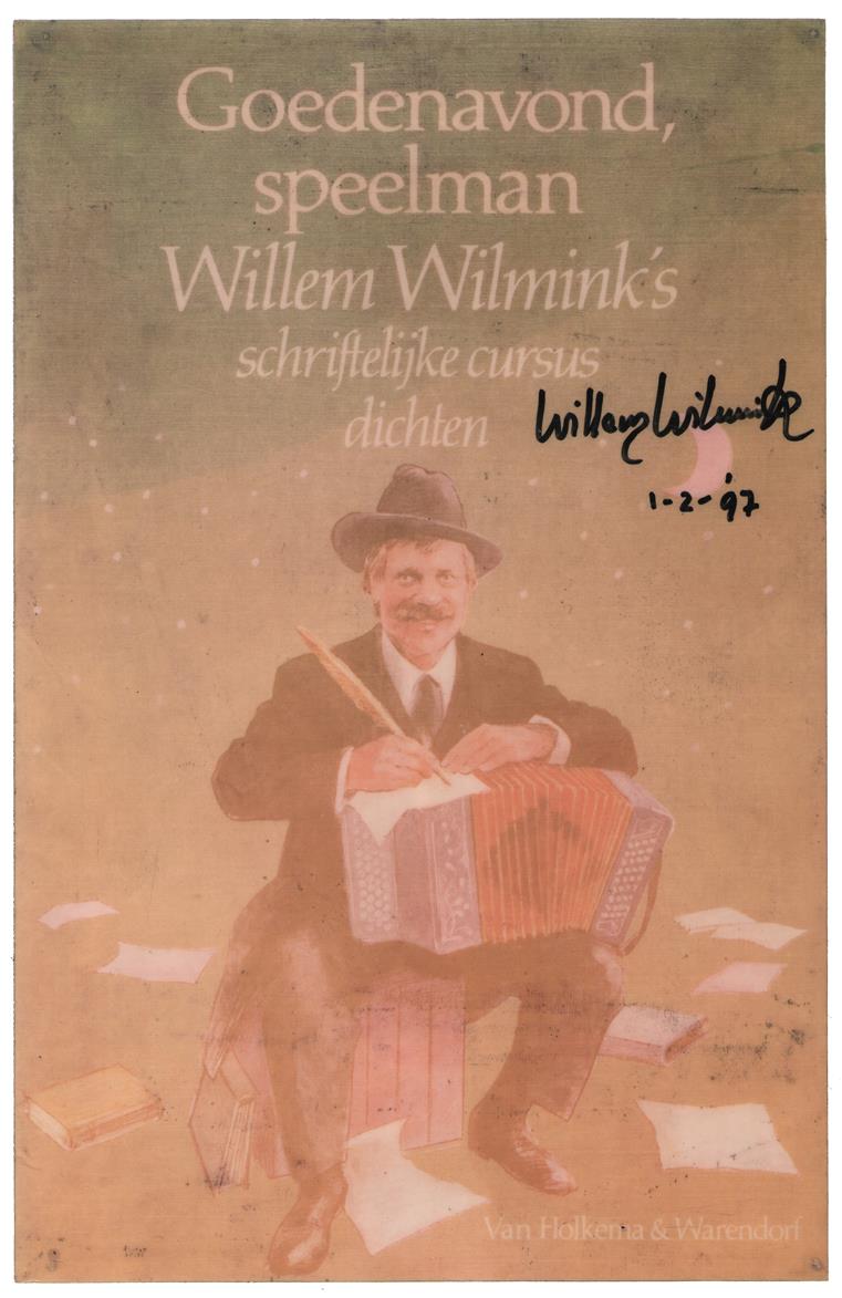 Goedenavond Speelman - KUNSTSTOF WINKELRECLAME MET HANDTEKENING