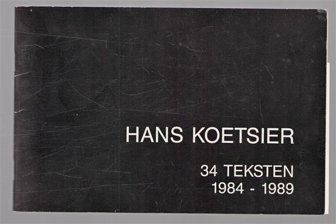 34 teksten, 1984-1989