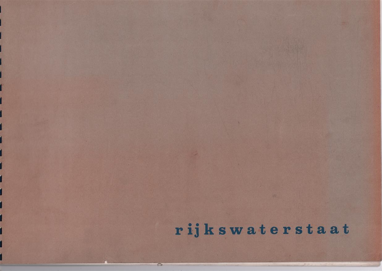 Rijkswaterstaat ( overzicht van diverse projecten. Flevopolder - sluizen terneuzen - Lauwerszeewerken - Zuiderzeewerken enz