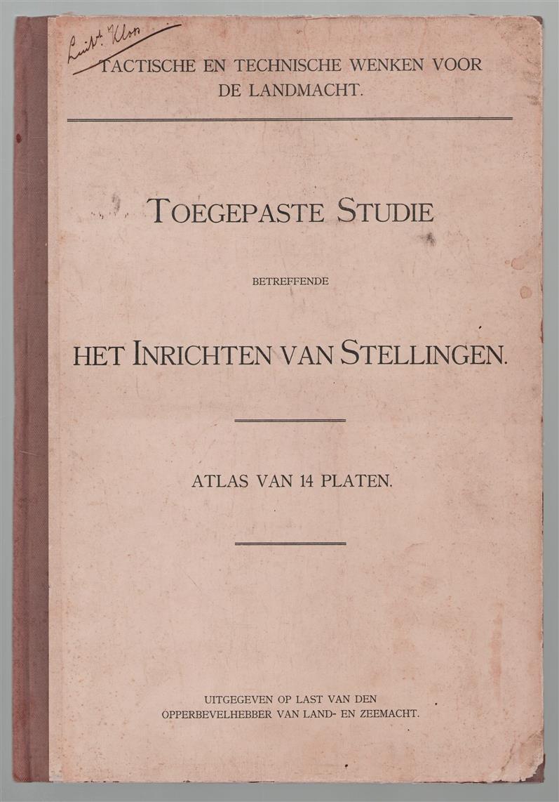 Toegepaste studie betreffende het inrichten van stellingen