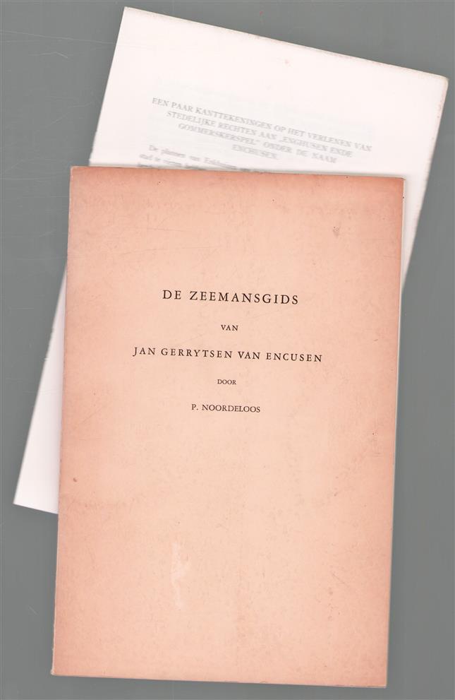 De zeemansgids van Jan Gerrytsen van Encusen