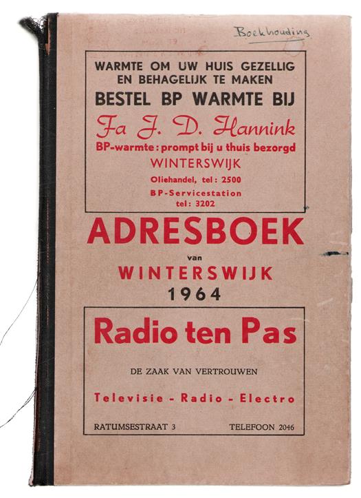 Adresboek van Winterswijk 1964