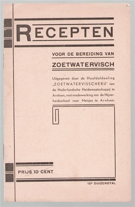 Recepten voor de bereiding van zoetwatervisch.