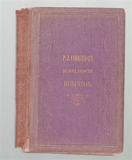 De Hollandsche Robinson Crusoe - eerste druk
