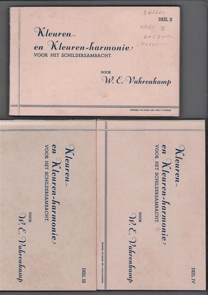Kleuren, en kleuren-harmonie voor het schildersambacht  Deel II - Deel III en deel VI