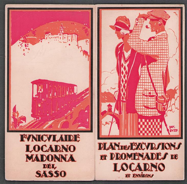 Plan des excursions et promenades de Locarno et environs