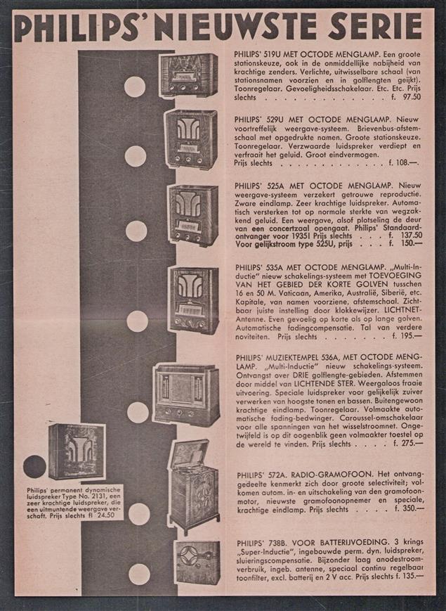 Is u ook al in het bezit van een PHILIPS RADIO TOESTEL ?