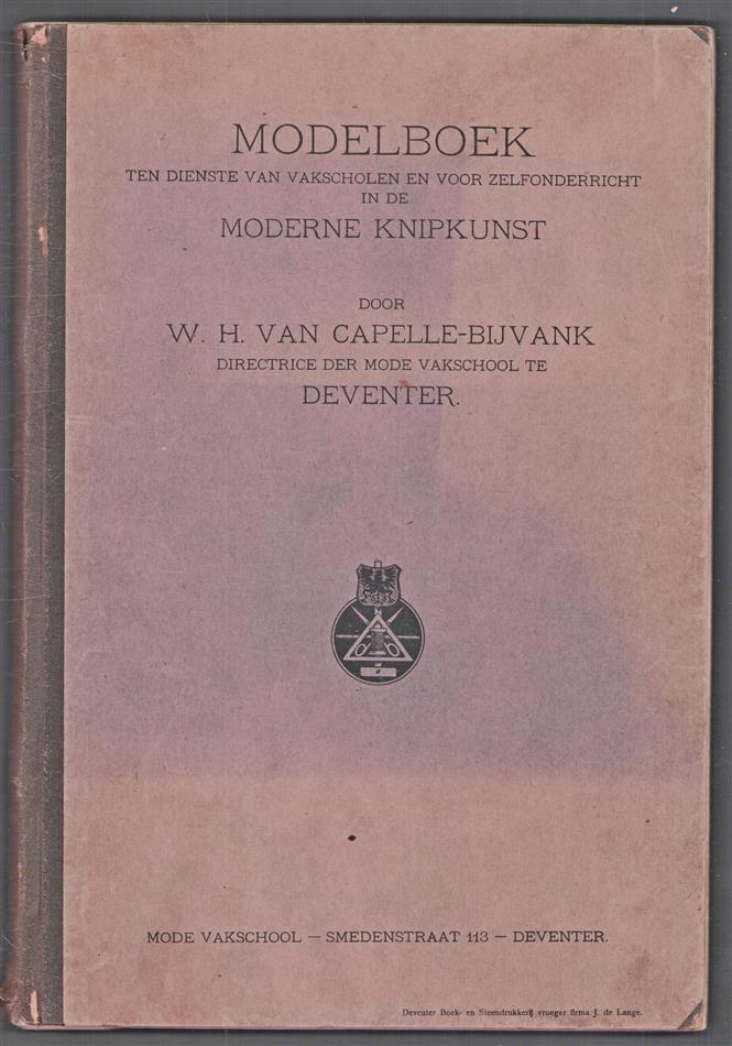 Modelboek ten dienst van vakscholen en voor zelfonderricht in de moderne knipkunst
