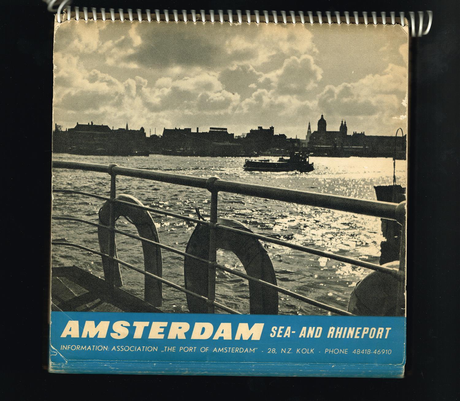 Amsterdam Sea- and Rhineport Haven kalender 1955