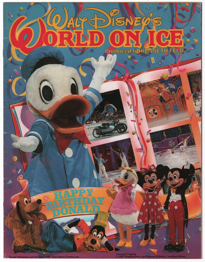 Walt Disney's World on ice produced by Kenneth Feld. INCL poster