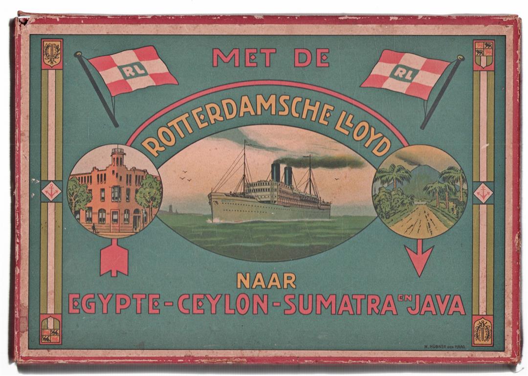 (SPEL) Met de Rotterdamsche Lloyd naar Egypte - Ceylon - Sumatra en Java