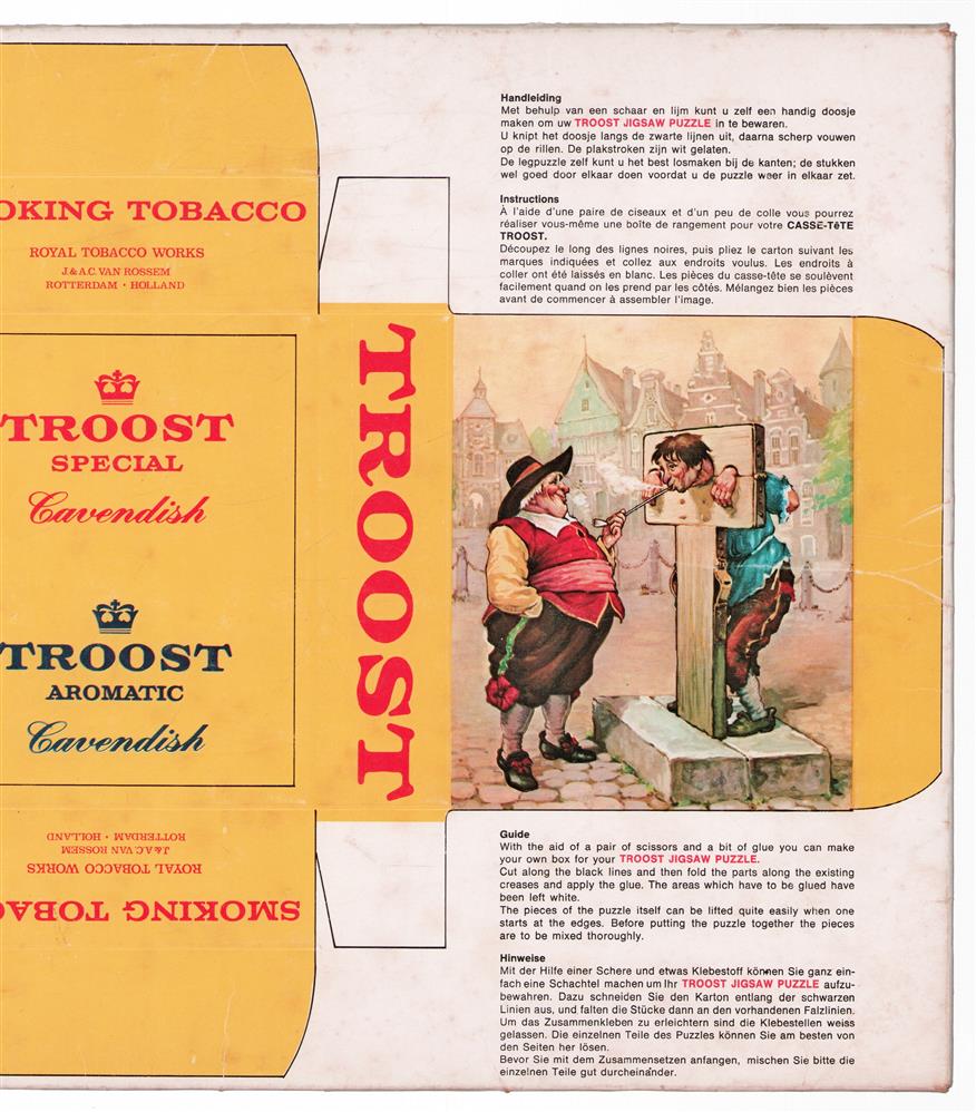 (PLATTEGROND / KAART - CITY MAP / MAP) Troost Jigsaw Puzzle