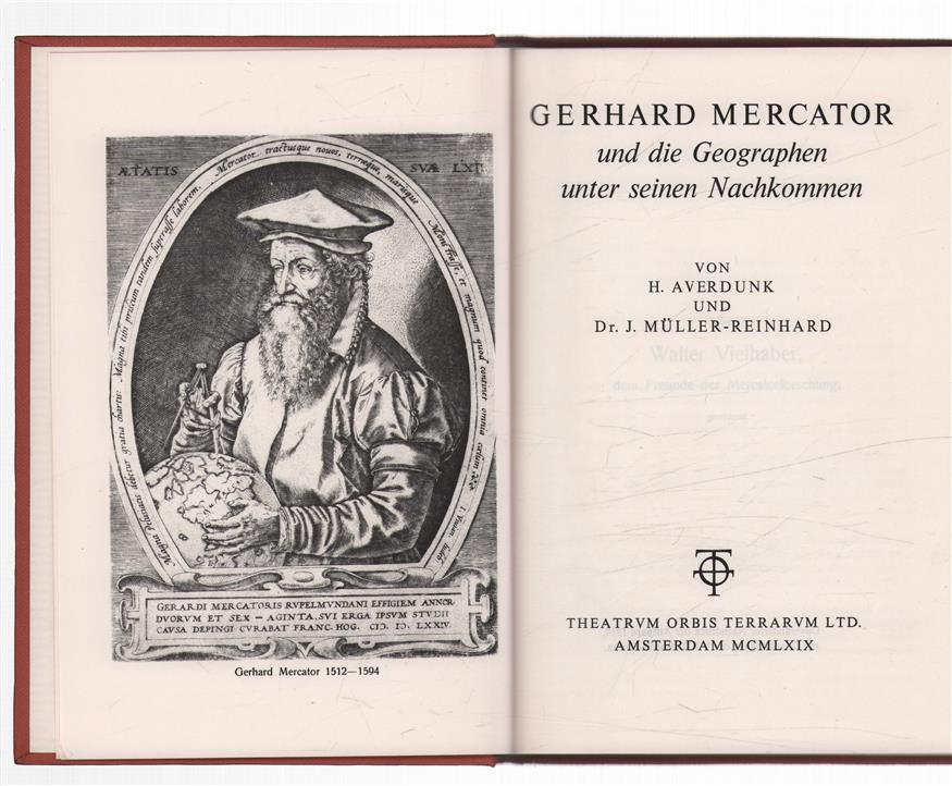 Gerhard Mercator und die Geographer, unter seinem Nachkommen