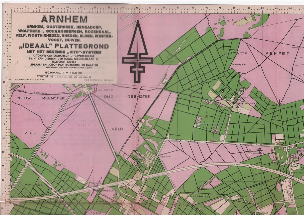 Arnhem Oosterbeek, heveadorp, Wolfheze, Rozendaal, Schaarsbergen, Velp, Worthreden, Rheden, Elden, Westervoort, Duiven