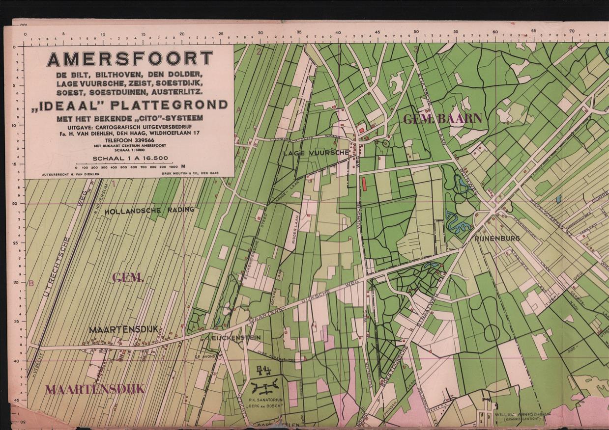 Amersfoort - De Bildt, Bilthoven, Den Dolder, Lage Vuursche, Zeist, Soestdijk, Soest, Soestduinen, Austerlitz