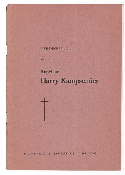 Herinnering aan kapelaan Harry Kampschöer.
