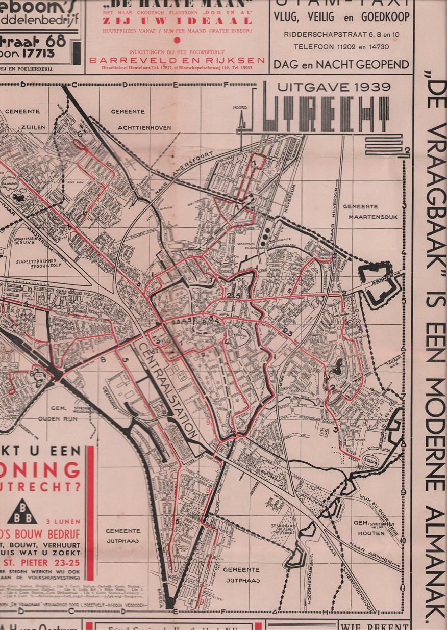 Utrecht Stadsplattegrond -
