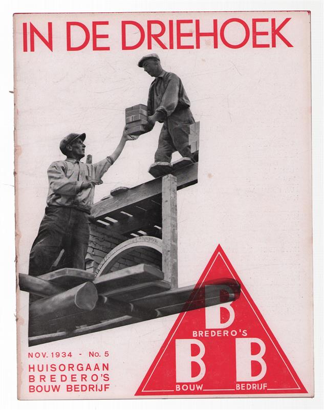 In de driehoek : huisorgaan van Bredero's Bouwbedrijf. Nummer 5 1935