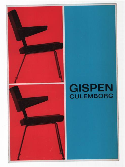 Gispen brochure  Hoge fauteuils 1261 / 1265 en lage fauteuils 1441 / 1445