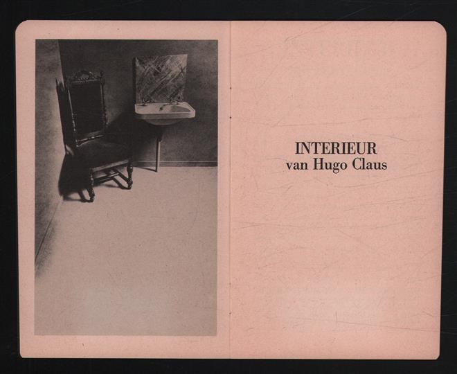 Interieur van Hugo Claus (programmaboekje?)