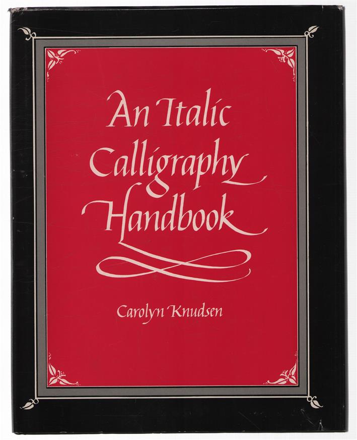An italic calligraphy handbook