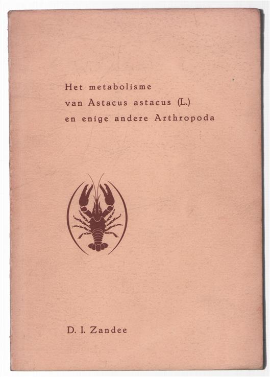 Het metabolisme van Astacus astacus (L.) en enige andere Arthropoda