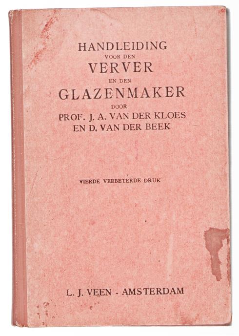 Handleiding voor den VERVER en den GLAZENMAKER