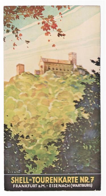 Shell-Tourenkarte. 7, Frankfurt a. M. - Eisenach (Wartburg).
