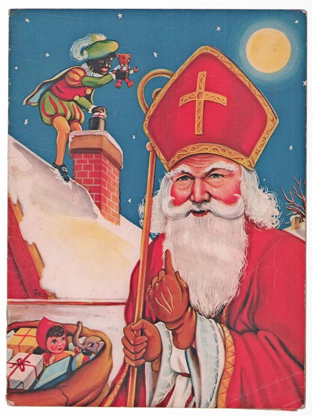(geen titel) Sinterklaas en zwarte piet