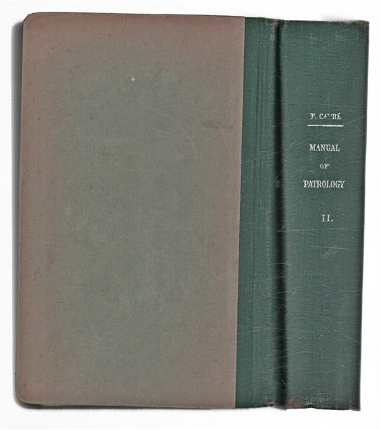 Manual of patrology and history of theology