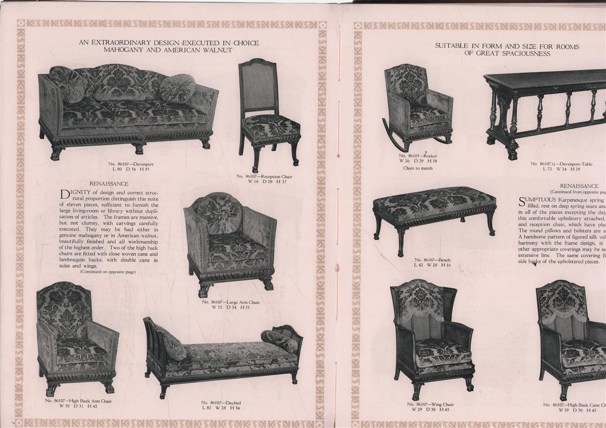 "furniture of master craftsmen" Meubel catalogus