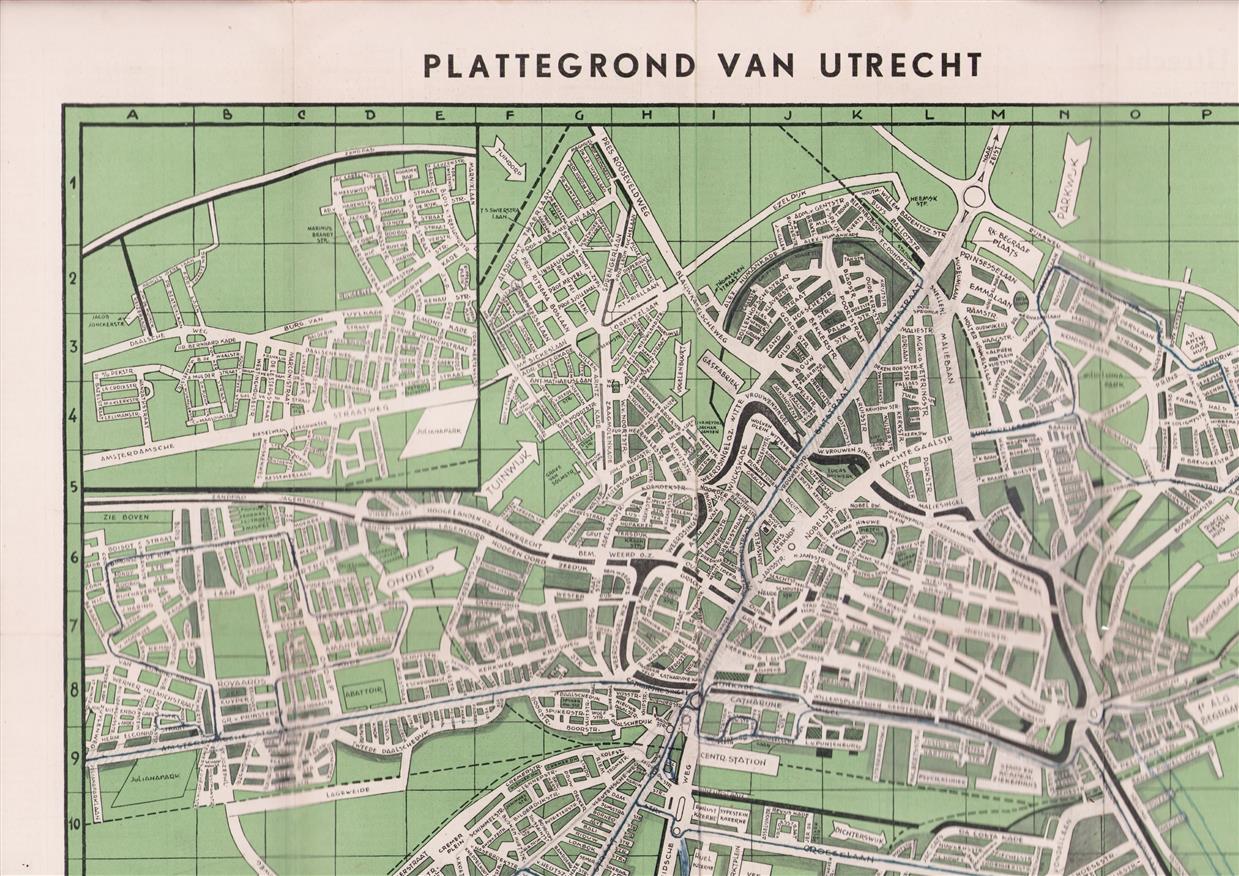 Plattegrond van Utrecht