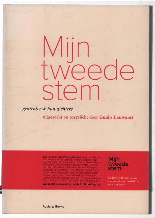 Mijn tweede stem gedichten & hun dichters